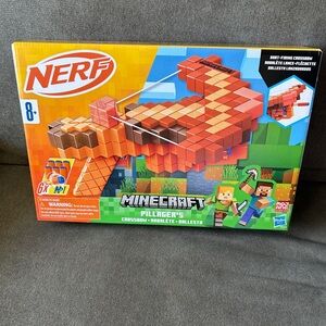 NERF Minecraft Crossbow Building Set - Orange and Brown